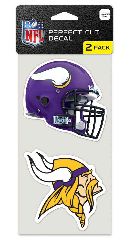 Minnesota Vikings Set of 2 Die Cut Decals - ToylandEU