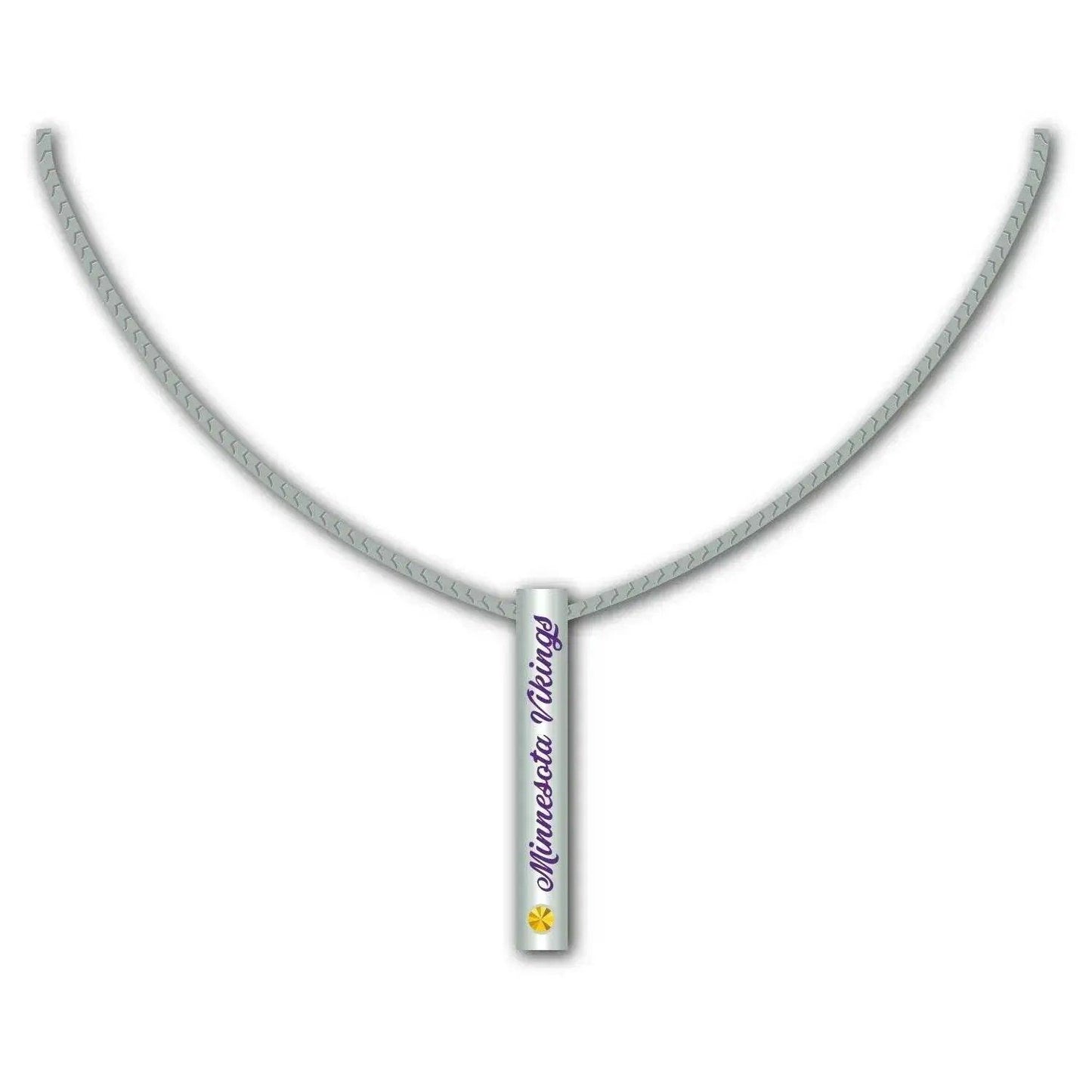  Minnesota Vikings Silver Bar Necklace For Fans Gift -  ToylandEU™