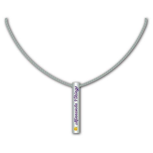 Minnesota Vikings Silver Bar Necklace For Fans Gift - ToylandEU