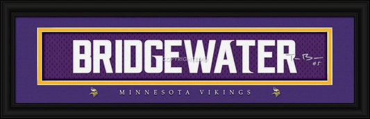  Minnesota Vikings Teddy Bridgewater Signature Print 8x24 -  ToylandEU™