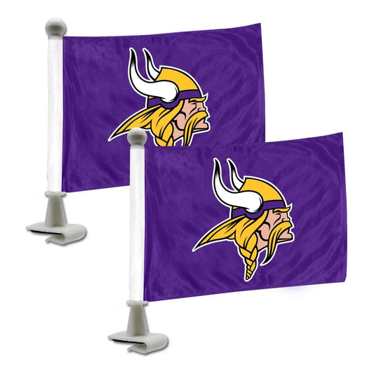 Minnesota Vikings Vehicle Flag Set 2 Piece Ambassador Style - ToylandEU