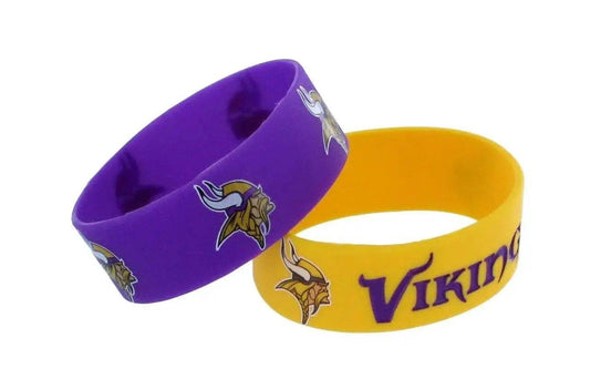  Minnesota Vikings Wide Bracelets Two Pack Licensed -  ToylandEU™