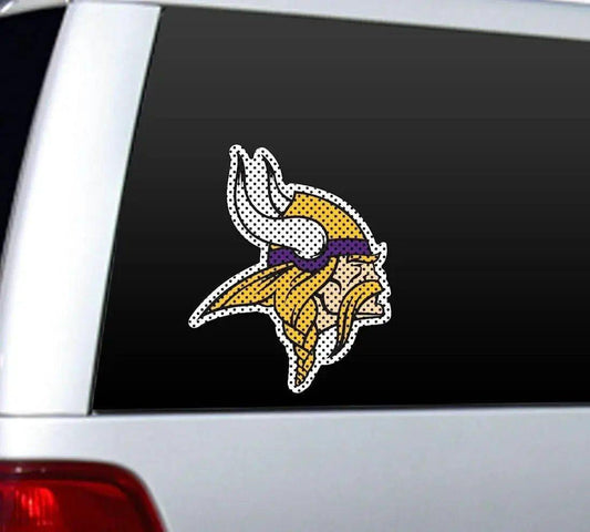  Minnesota Vikings Window Film 12 Inch Die Cut CO -  ToylandEU™