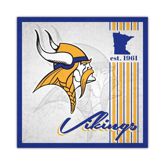  Minnesota Vikings Wood Sign 10x10 Album Design Wall Decor -  ToylandEU™