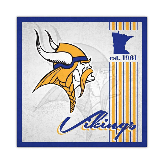  Minnesota Vikings Wood Sign 10x10 Album Design Wall Decor -  ToylandEU™