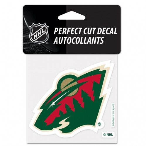 Minnesota Wild 4x4 Decal Perfect Cut Color Vinyl Sticker - ToylandEU