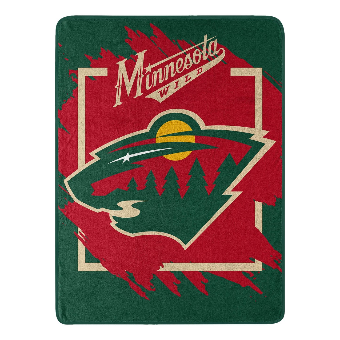 Minnesota Wild Blanket 46x60 Micro Raschel Dimensional - ToylandEU