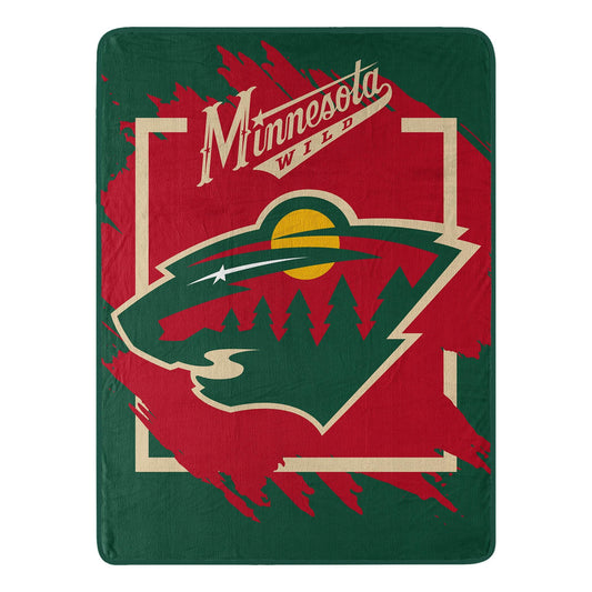 Minnesota Wild Blanket 46x60 Micro Raschel Dimensional - ToylandEU