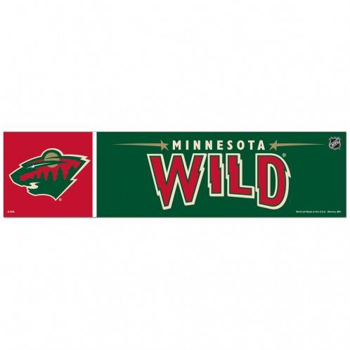 Minnesota Wild Decal Strip 3x12 Self Adhesive Bumper Style - ToylandEU