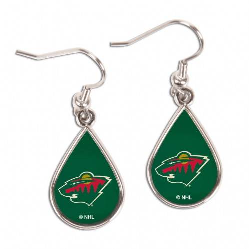 Minnesota Wild Earrings Tear Drop Style Officially Licensed - ToylandEU