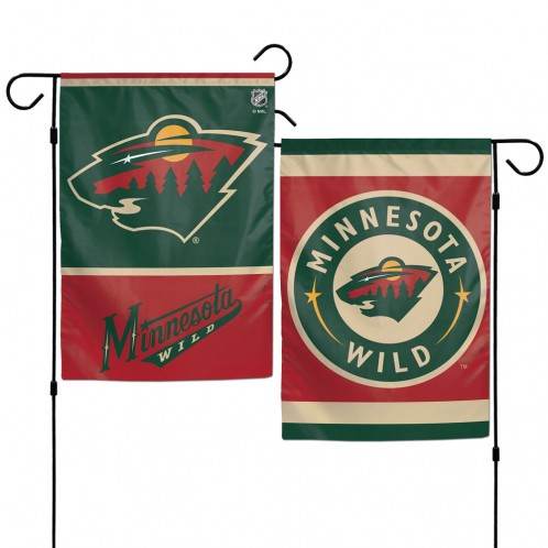 Minnesota Wild Garden Flag 12x18 Two Sided Polyester - ToylandEU