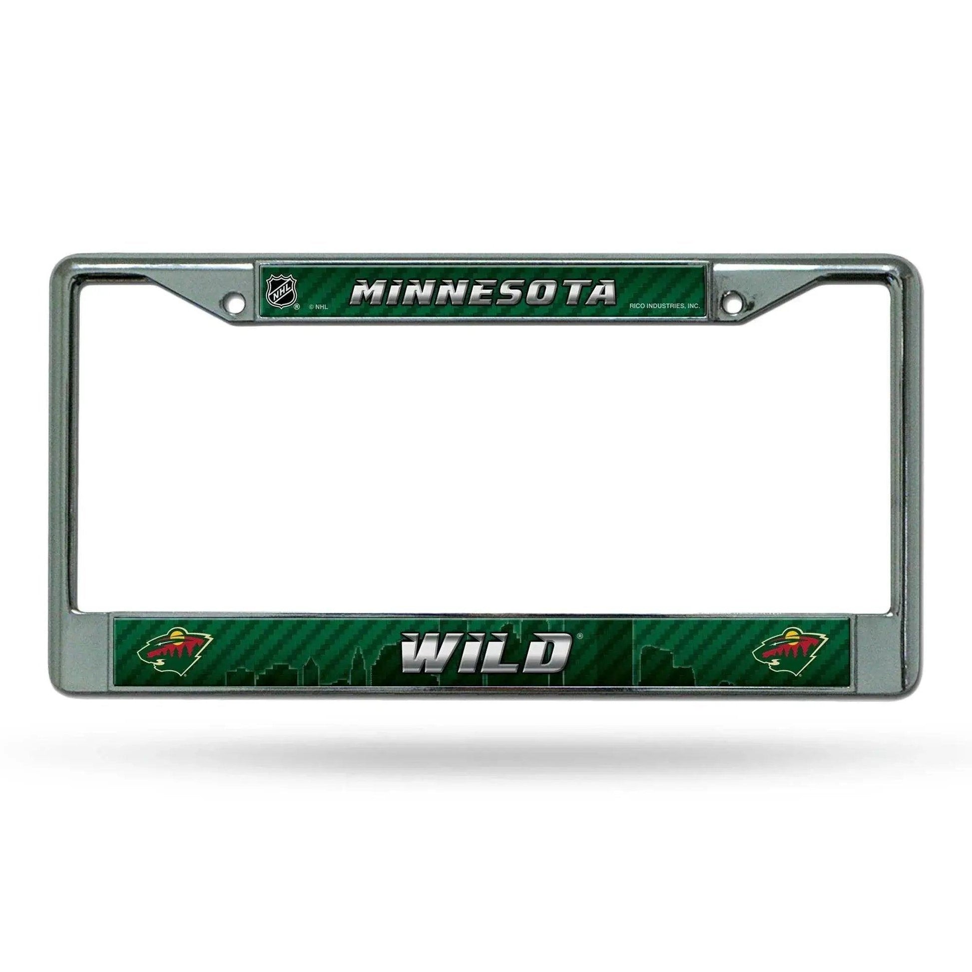  Minnesota Wild License Plate Frame Chrome Printed Insert -  ToylandEU™