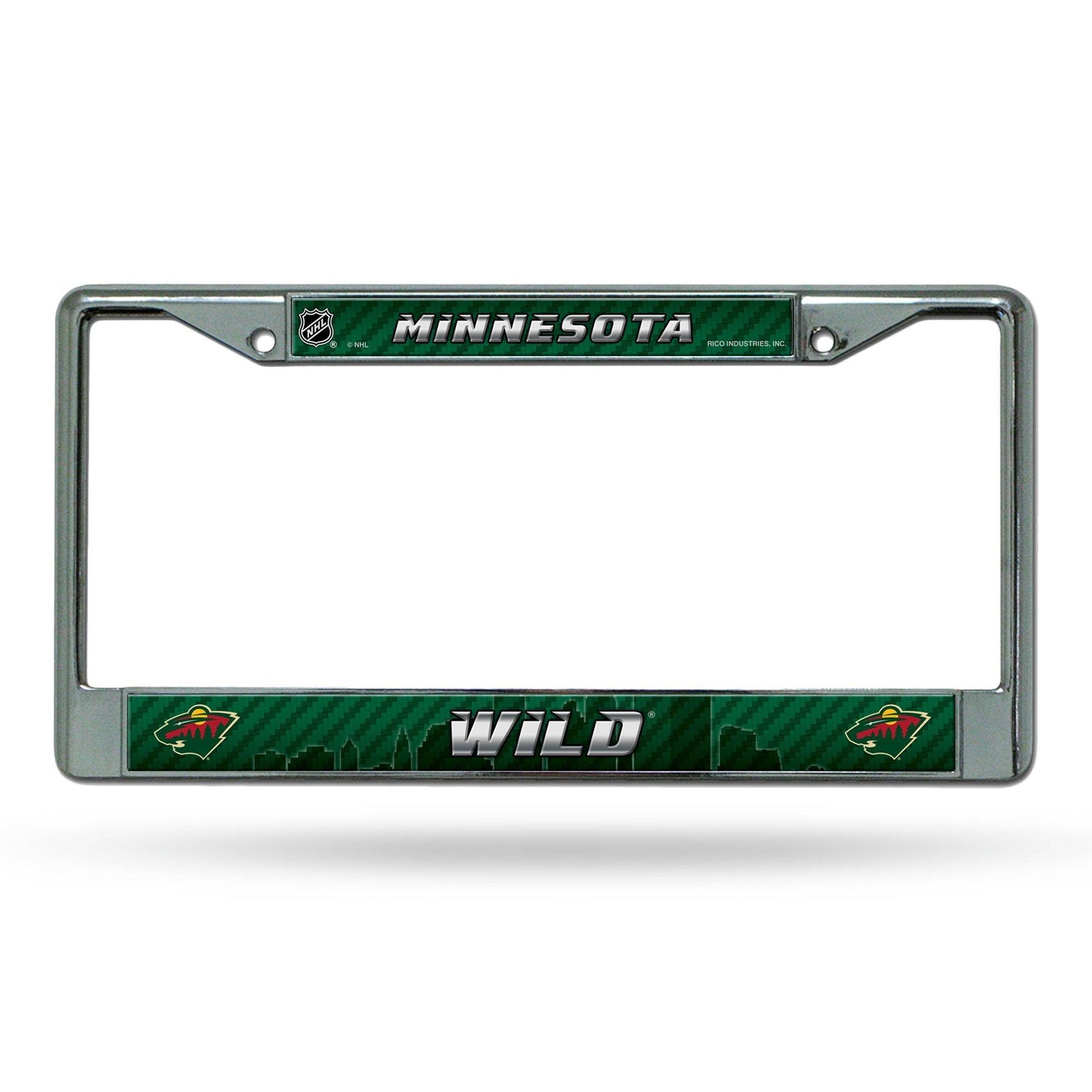 Minnesota Wild License Plate Frame Chrome Printed Insert - ToylandEU