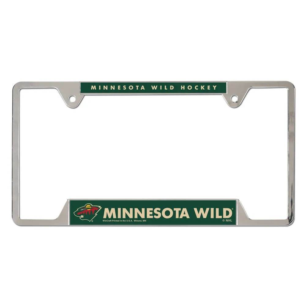 Minnesota Wild Metal License Plate Frame Durable For Cars - ToylandEU