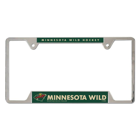 Minnesota Wild Metal License Plate Frame Durable For Cars - ToylandEU