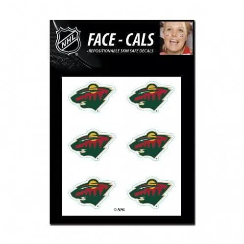  Minnesota Wild Tattoo Face Decals Peel And Stick Waterless -  ToylandEU™
