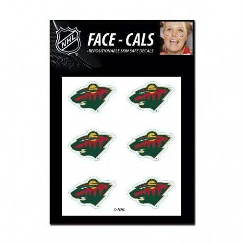  Minnesota Wild Tattoo Face Decals Peel And Stick Waterless -  ToylandEU™