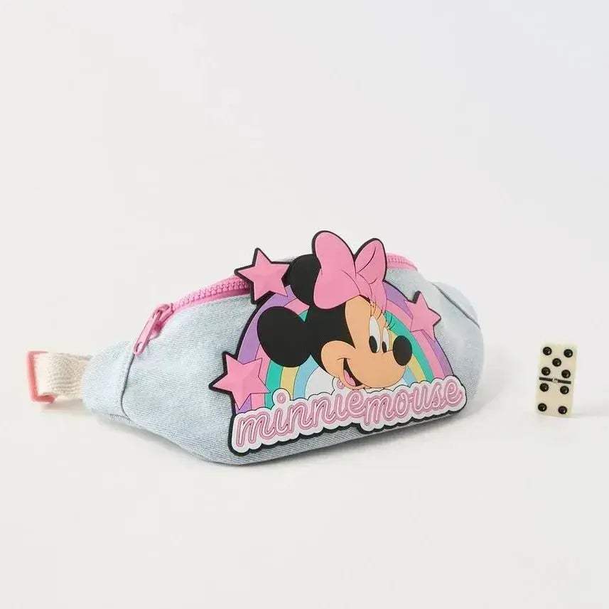 Minnie Cartoon Fanny Pack For Kids Lightweight Shoulder Bag - ToylandEU
