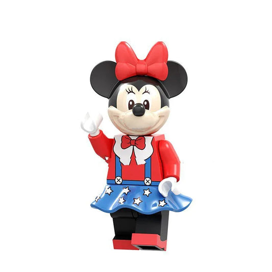 Patriotic Minnie Mouse Figure ABS Plastic Limited Collectible Toy Display Figure - ToylandEU