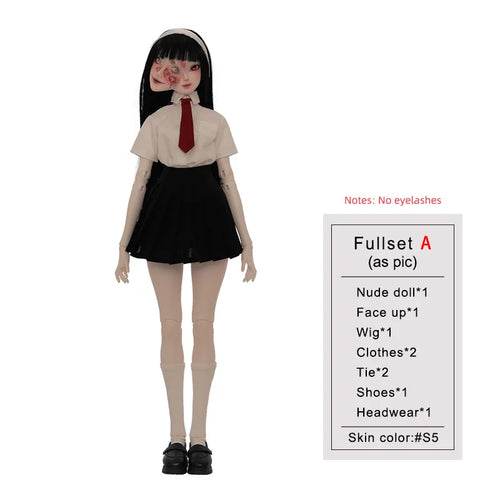 Mio Shuga Fairy BJD Doll - 1/4 Scale Ghost Face Collectible - ToylandEU