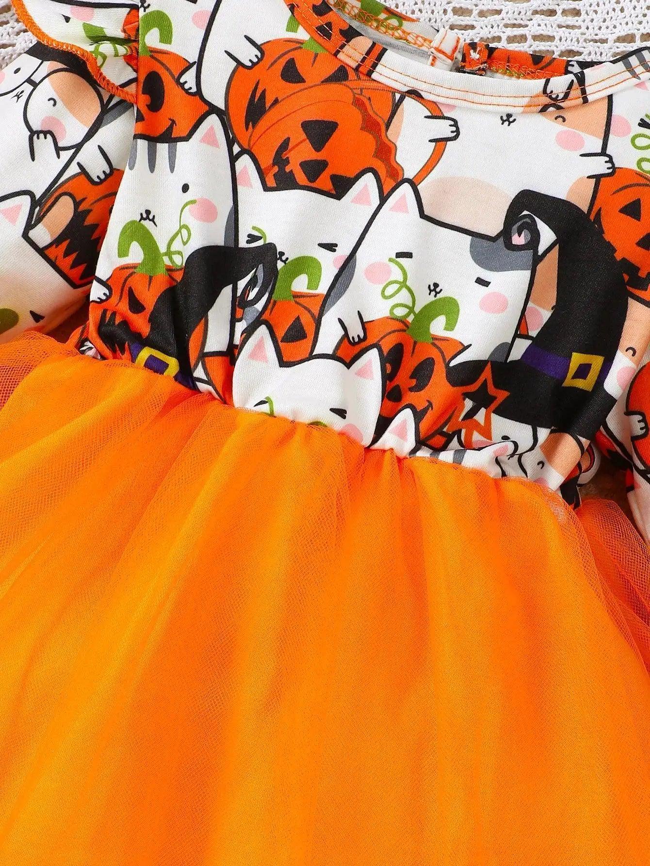  Mioglrie Dress With Tulle And Cartoon Halloween - Mioglrie -  ToylandEU™