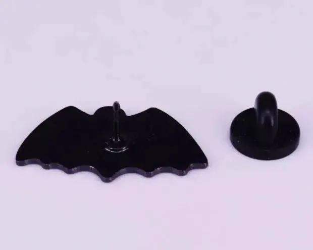 Misfits Crimson Skull Bat Enamel Pins small, durable, high quality accessories - Minifigure Toys