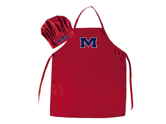 Mississippi Rebels Apron And Chef Hat Set Licensed Official - ToylandEU