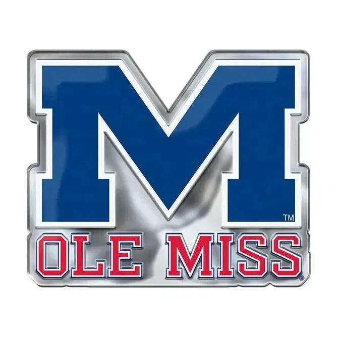  Mississippi Rebels Auto Emblem Color Logo Aluminum 3D -  ToylandEU™