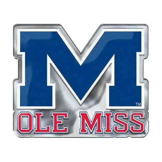  Mississippi Rebels Auto Emblem Color Logo Aluminum 3D -  ToylandEU™