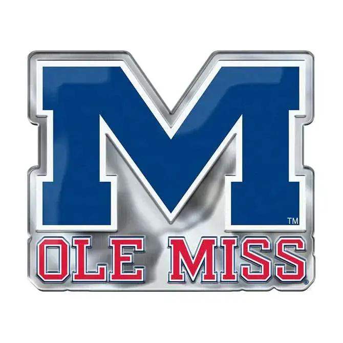  Mississippi Rebels Auto Emblem Color Logo Aluminum 3D -  ToylandEU™