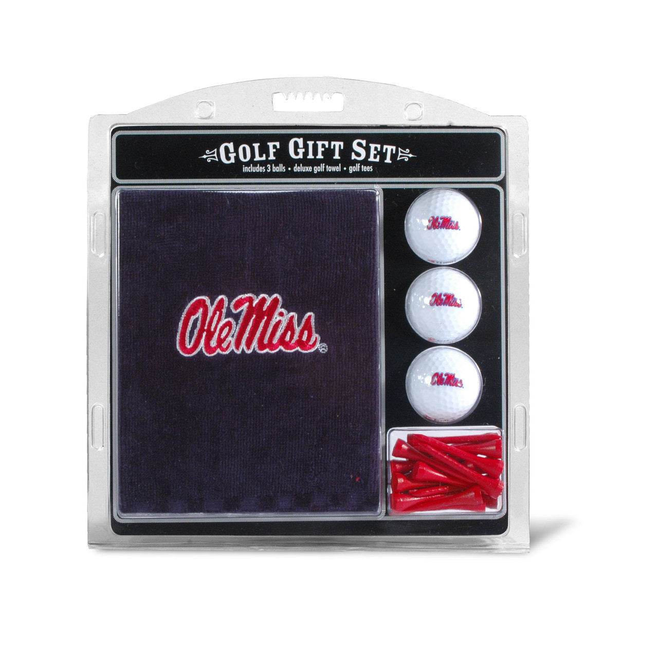 Mississippi Rebels Golf Gift Set Embroidered Towel Logos - ToylandEU