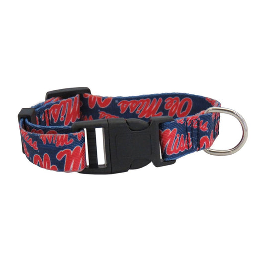 Mississippi Rebels Pet Collar Size S Special Order - ToylandEU