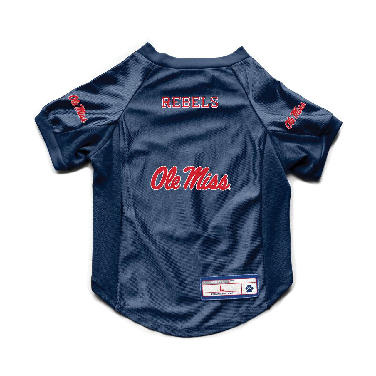 Mississippi Rebels Pet Jersey Stretch for Big Dogs - ToylandEU