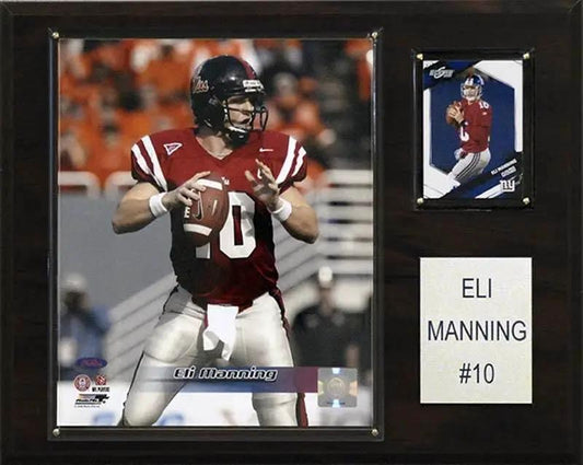  Mississippi Rebels Plaque 12x15 Eli Manning Design -  ToylandEU™