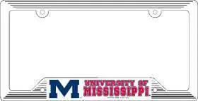  Mississippi Rebels Plastic License Plate Frame Official -  ToylandEU™
