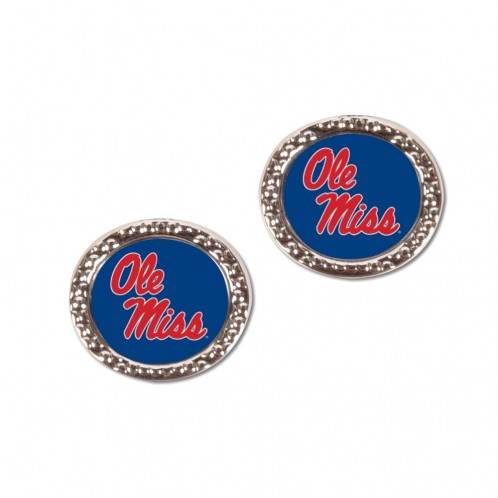 Mississippi Rebels Post Style Earrings Special Order - ToylandEU