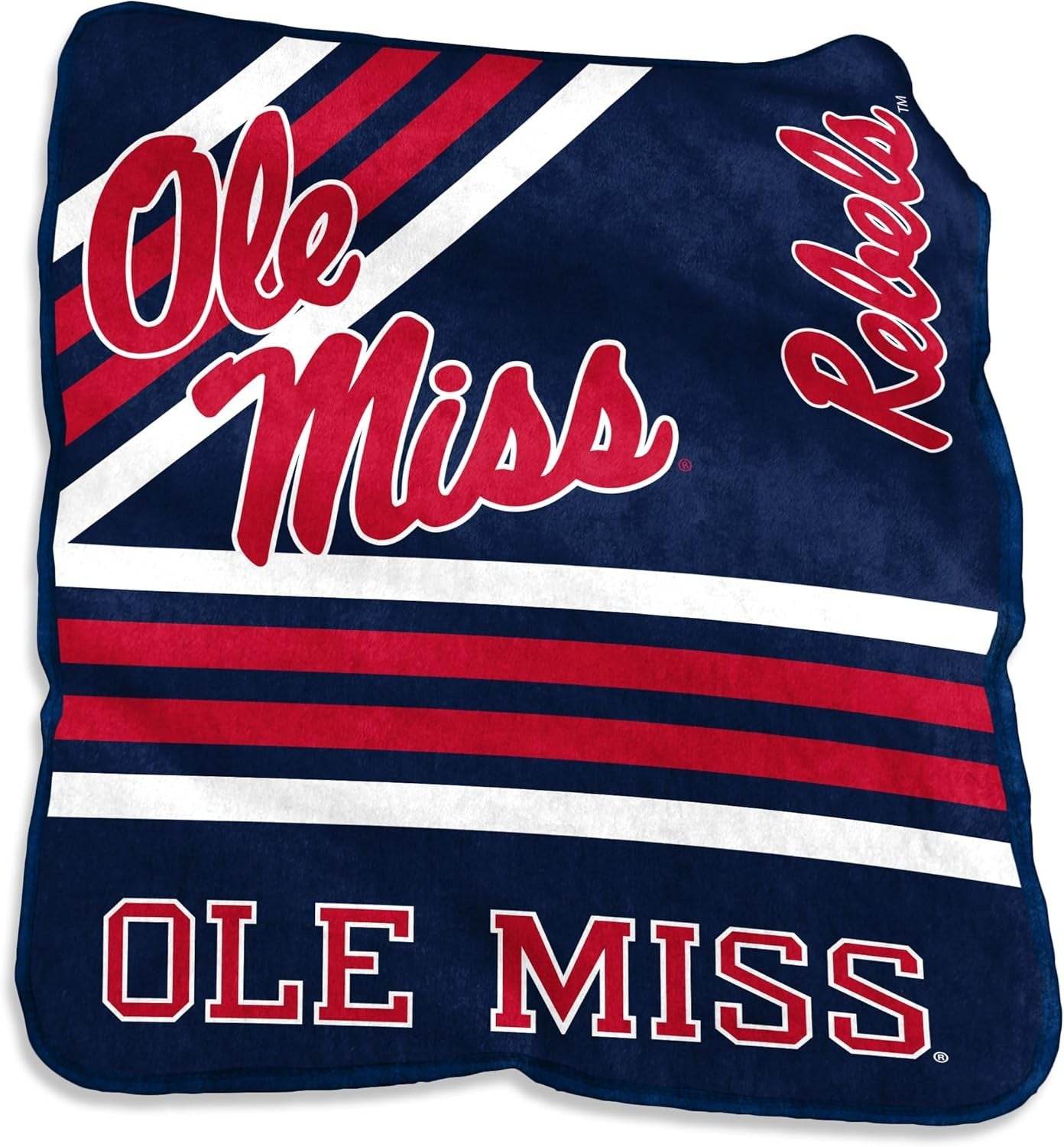 Mississippi Rebels Raschel Throw Blanket 50x60 Size - ToylandEU