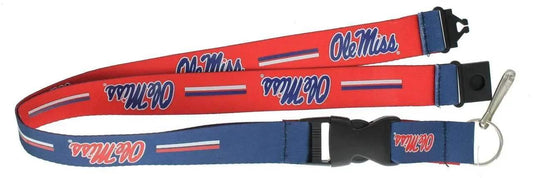  Mississippi Rebels Reversible Lanyard Key Ring Clip -  ToylandEU™