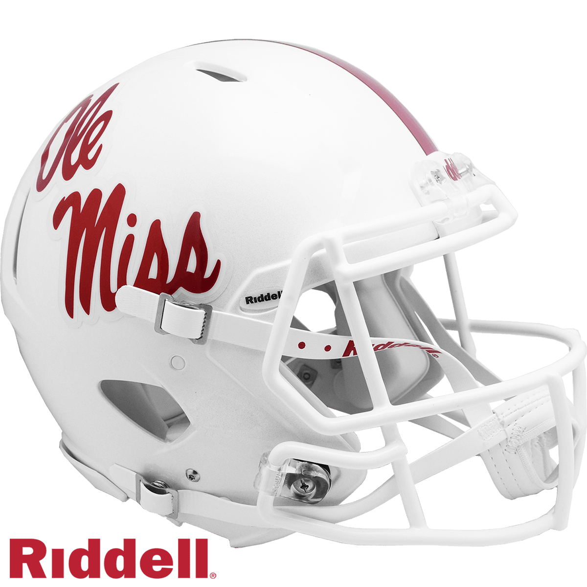 Mississippi Rebels Riddell Full Size Speed Helmet White - ToylandEU