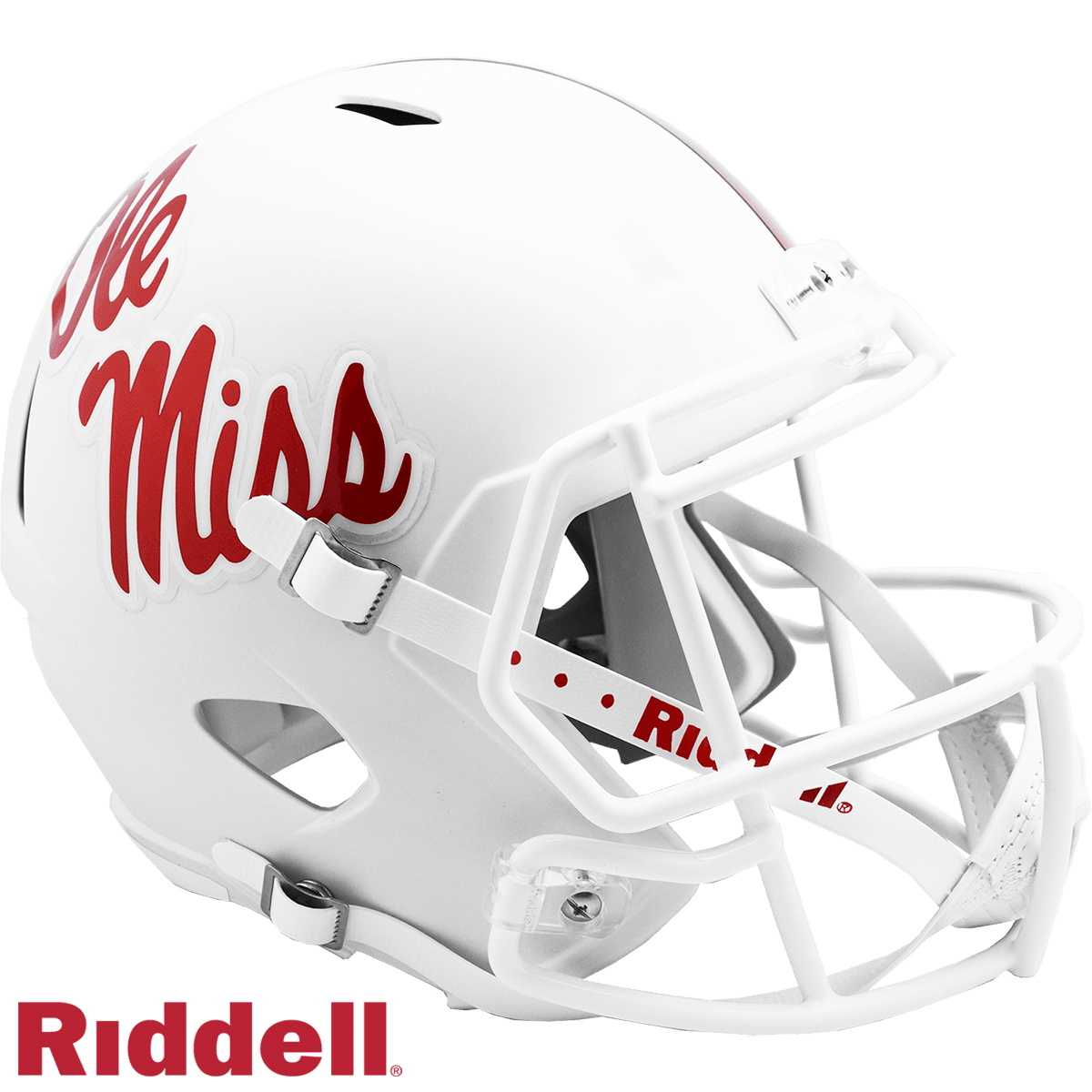 Mississippi Rebels Riddell Replica Speed Helmet White - ToylandEU