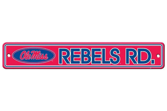  Mississippi Rebels Sign 4x24 Plastic Street Style Decor -  ToylandEU™