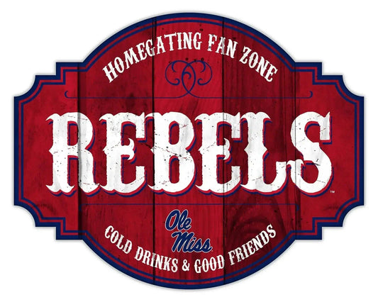  Mississippi Rebels Wood Sign 12 Inch Homegating Tavern -  ToylandEU™