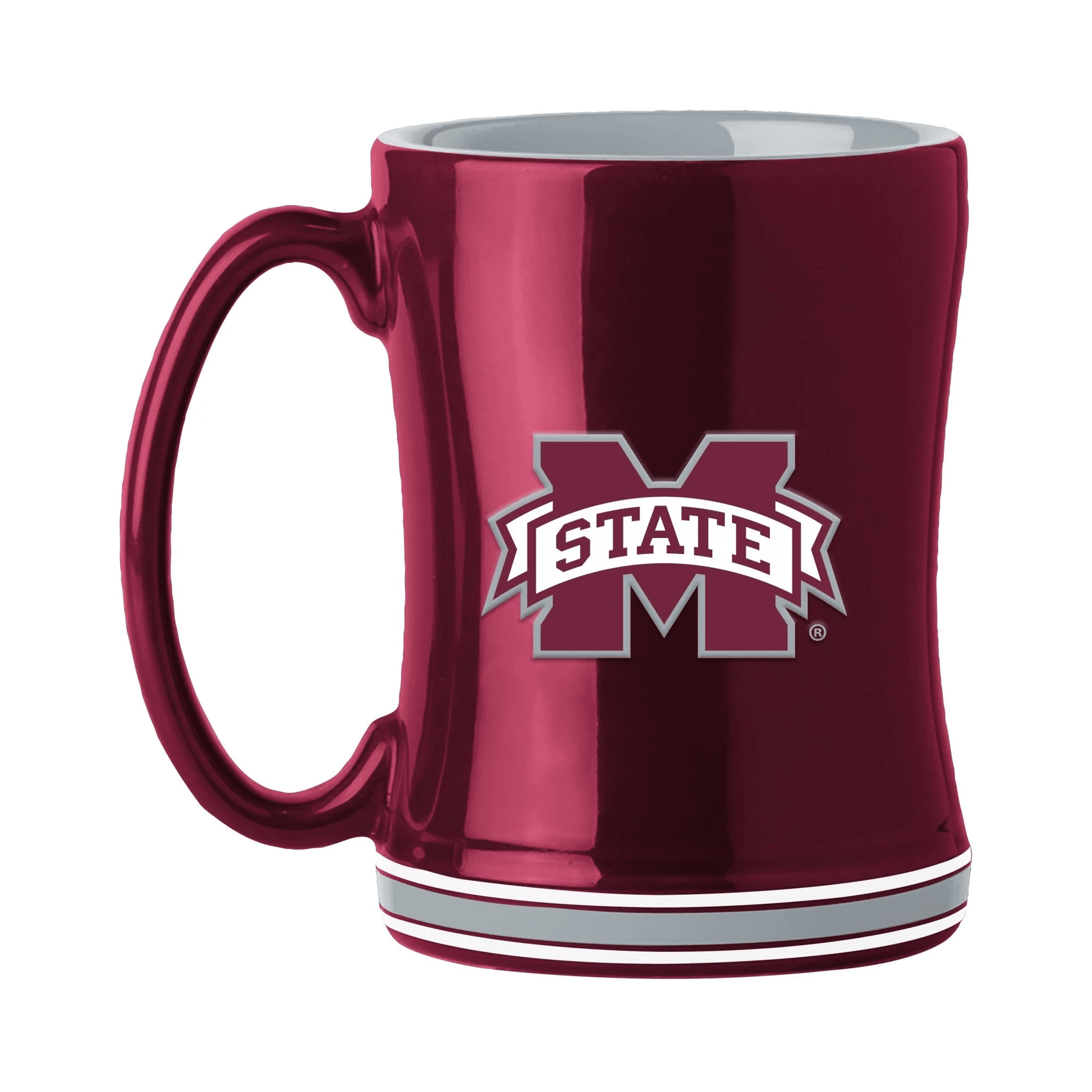 Mississippi State Bulldogs 14oz Sculpted Relief Ceramic Mug - ToylandEU