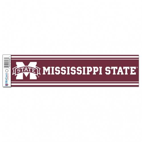 Mississippi State Bulldogs 3x12 Bumper Strip Decal Licensed - ToylandEU
