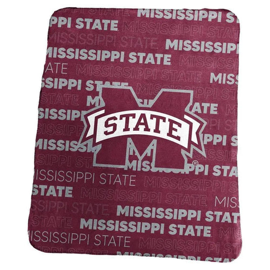  Mississippi State Bulldogs Fleece Blanket 50x60 Throw -  ToylandEU™