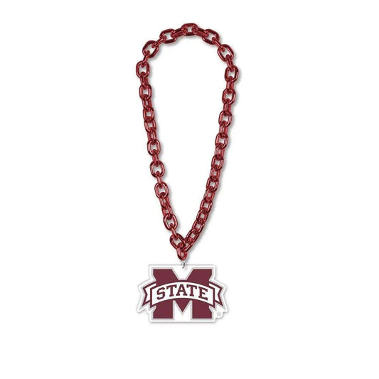  Mississippi State Bulldogs Foam Logo Necklace 38 Inch Chain -  ToylandEU™