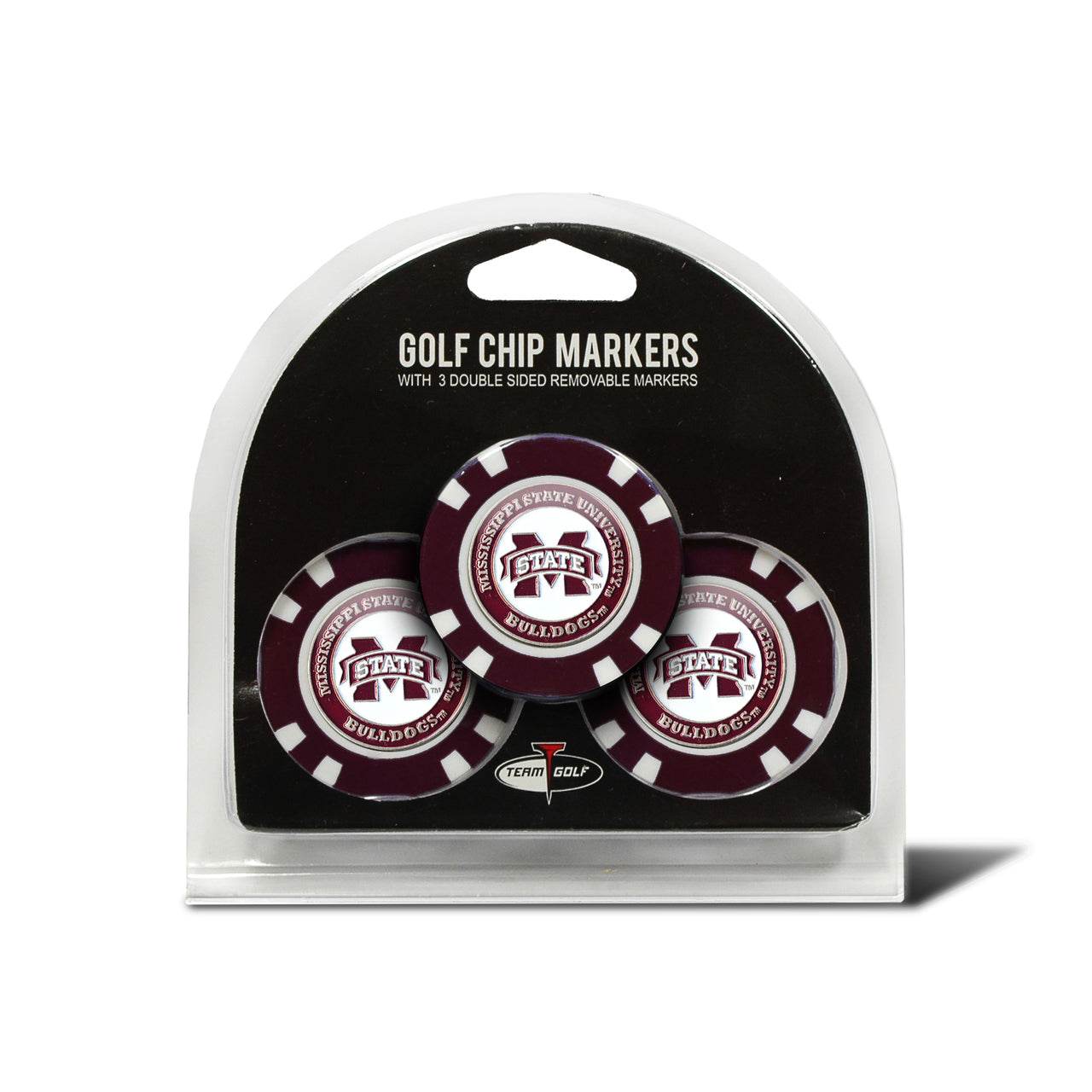 Mississippi State Bulldogs Golf Chip Set 3 Pack Marker - ToylandEU