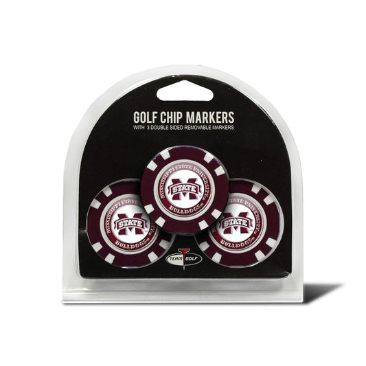 Mississippi State Bulldogs Golf Chip Set 3 Pack Marker - ToylandEU