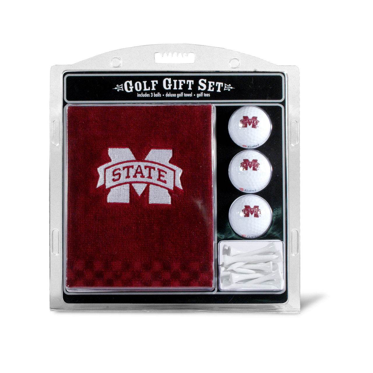 Mississippi State Bulldogs Golf Gift Set Embroidered Towel - ToylandEU