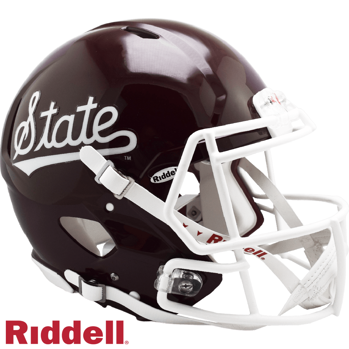 Mississippi State Bulldogs Helmet Riddell Authentic Script - ToylandEU